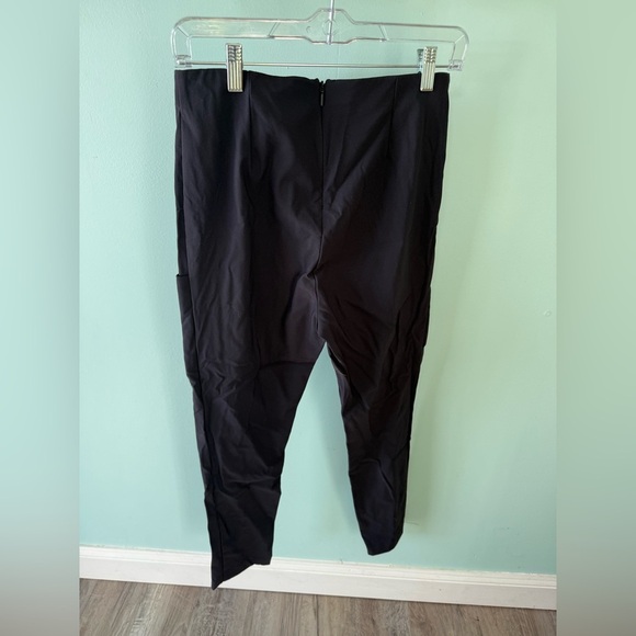 ATHLETA Gray Wander Slim High Rise Back Zip Pants {353450} Size 8 - Picture 5 of 6